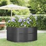 Voir la diapositive 1 : VIDAXL Lit sureleve de jardin Anthracite Acier enduit de poudre