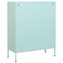 Voir la diapositive 5 : VIDAXL Armoire de rangement Vert menthe 80x35x101,5 cm Acier