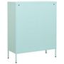 Voir la diapositive 5 : VIDAXL Armoire de rangement Vert menthe 80x35x101,5 cm Acier