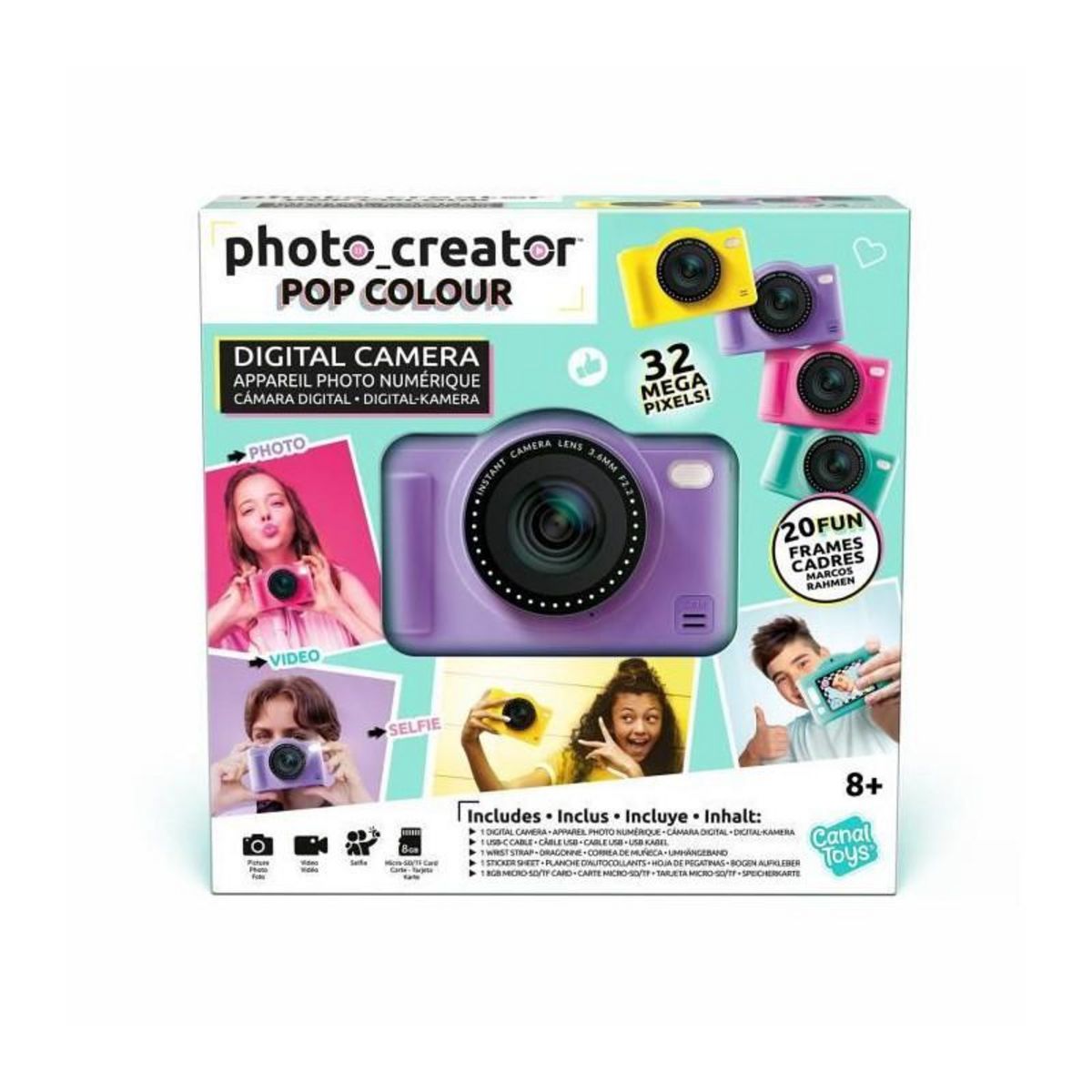 Creative Toys Appareil photo numérique Canal Toys Photo Creator violet 32 MP