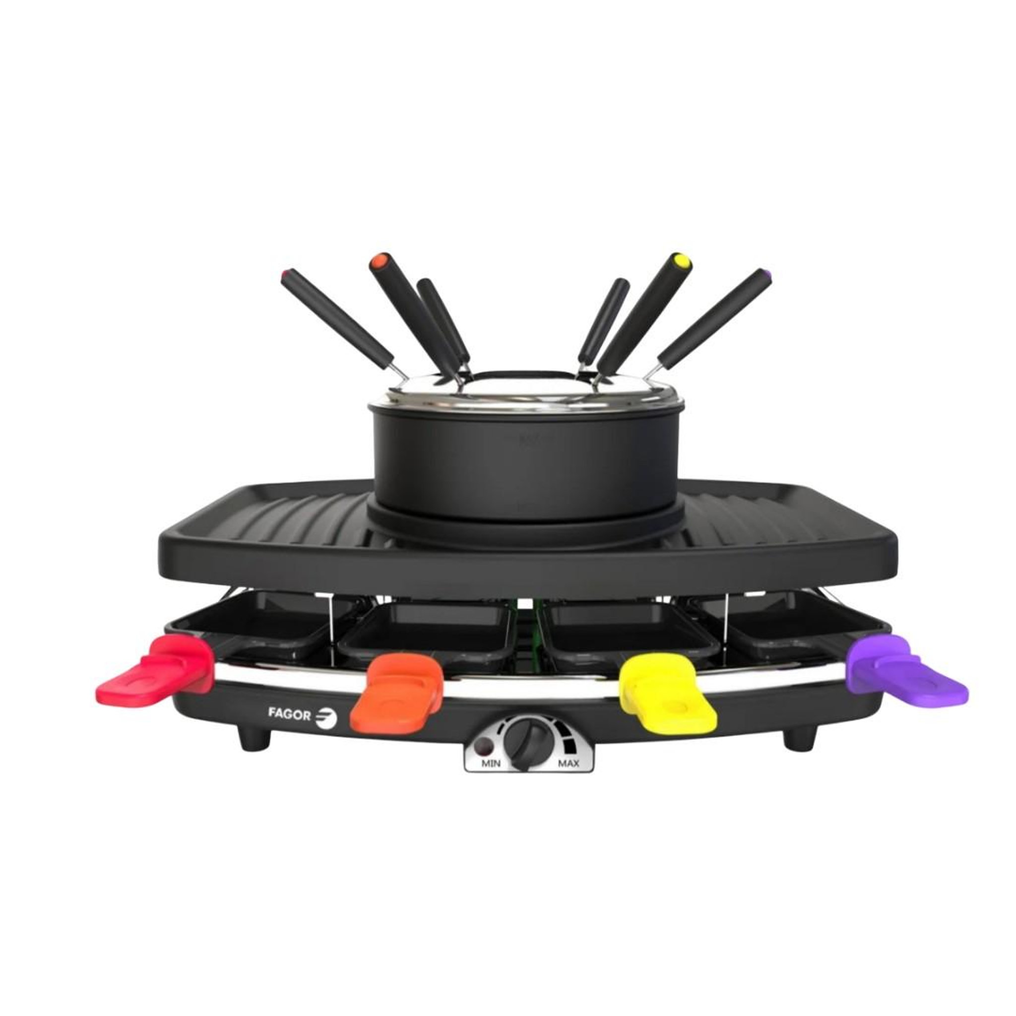 Fagor Appareil à raclette 3en1 8 personnes 1100w - FG816