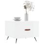 Voir la diapositive 3 : VIDAXL Table basse blanc brillant 50x50x40 cm bois d'ingenierie