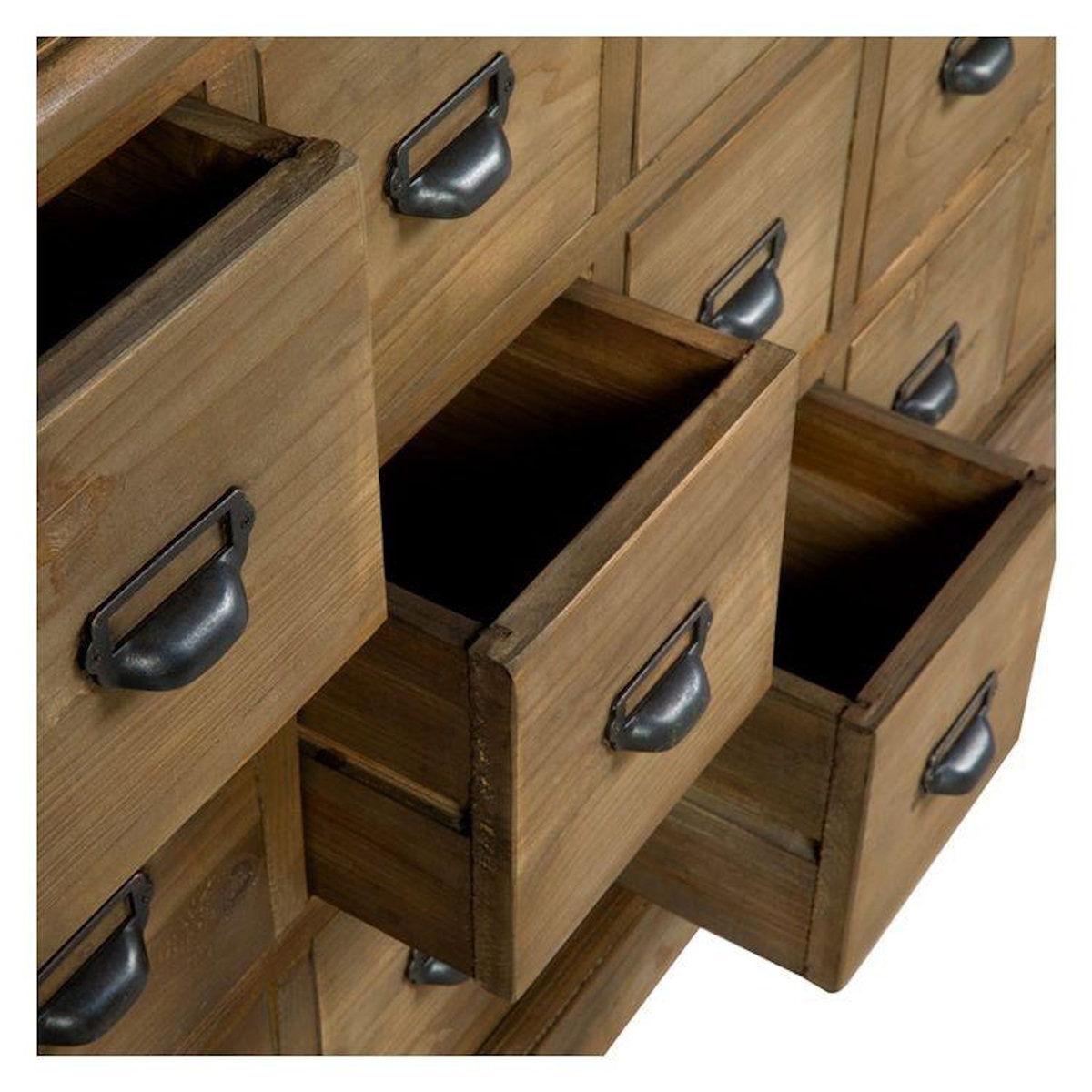 Rendez vous déco Buffet en bois recyclé 18 tiroirs-Miramas