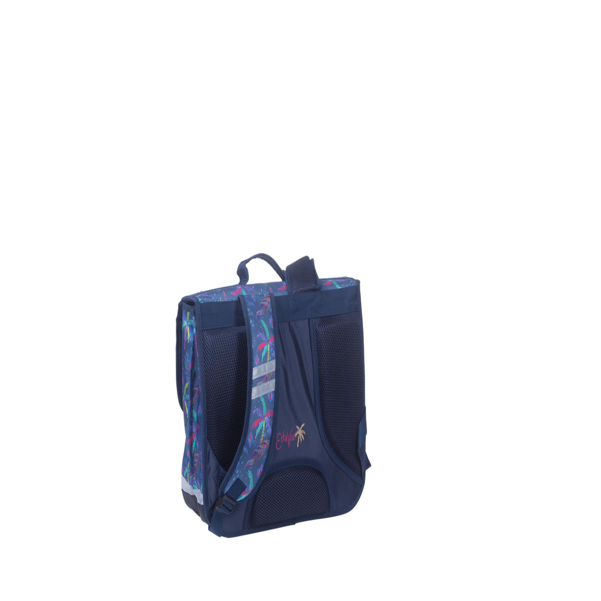 Voir la diapositive 2 : Bagtrotter Ettavee- Cartable scolaire 38 cm Palm Tree - Fille - Bleu tropical - 2 compartiments
