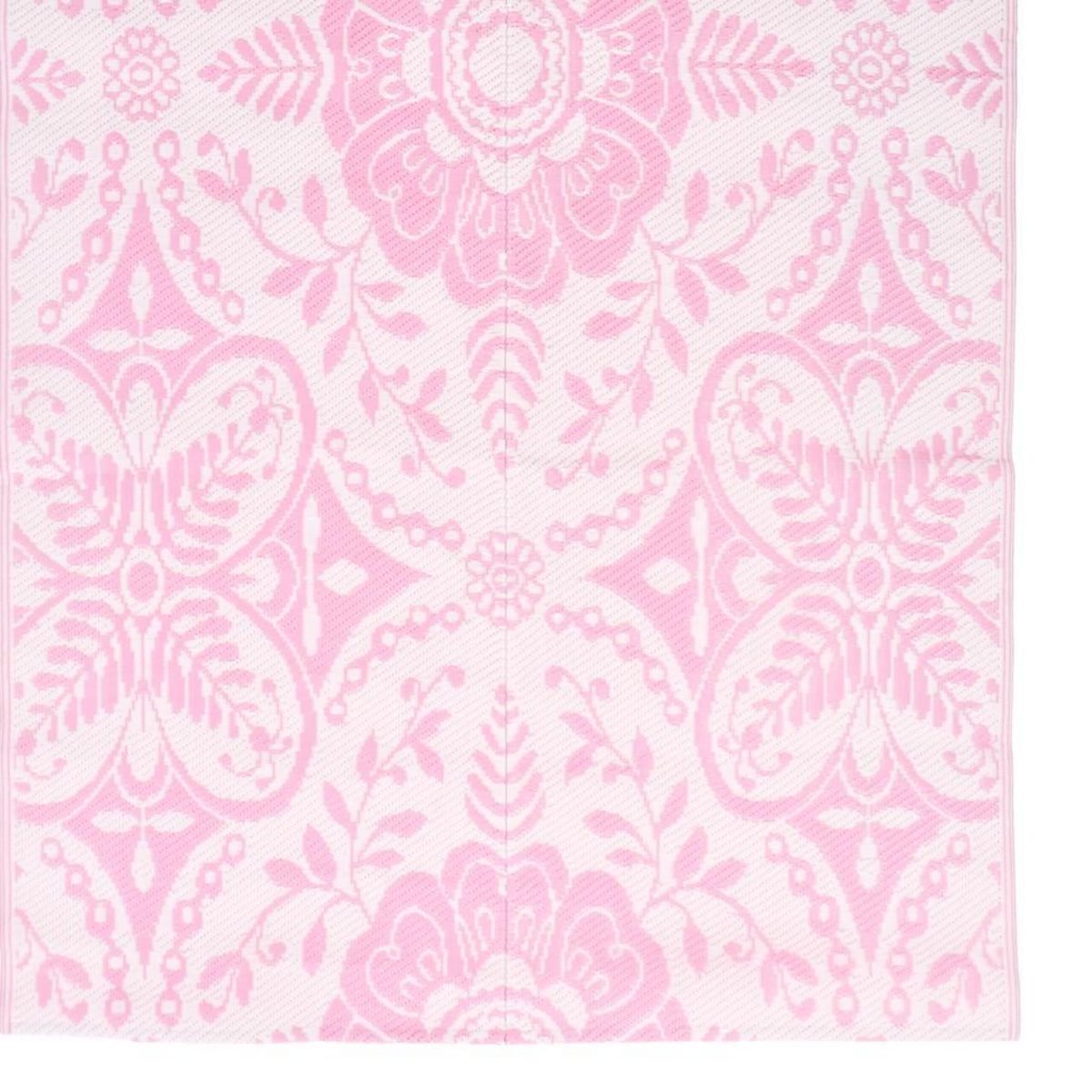 VIDAXL Tapis d'exterieur ARAKIL rose 120x180 cm PP