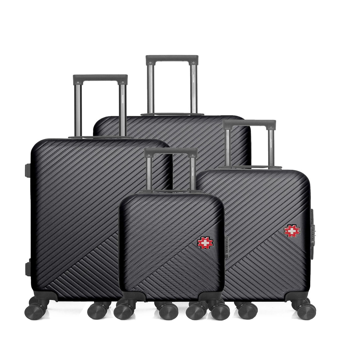 SWISS KOPPER SWISS KOPPER  -  Lot de 4  -  Valise grand format, valise weekend, valise cabine, valise cabine XXS SPIEZ