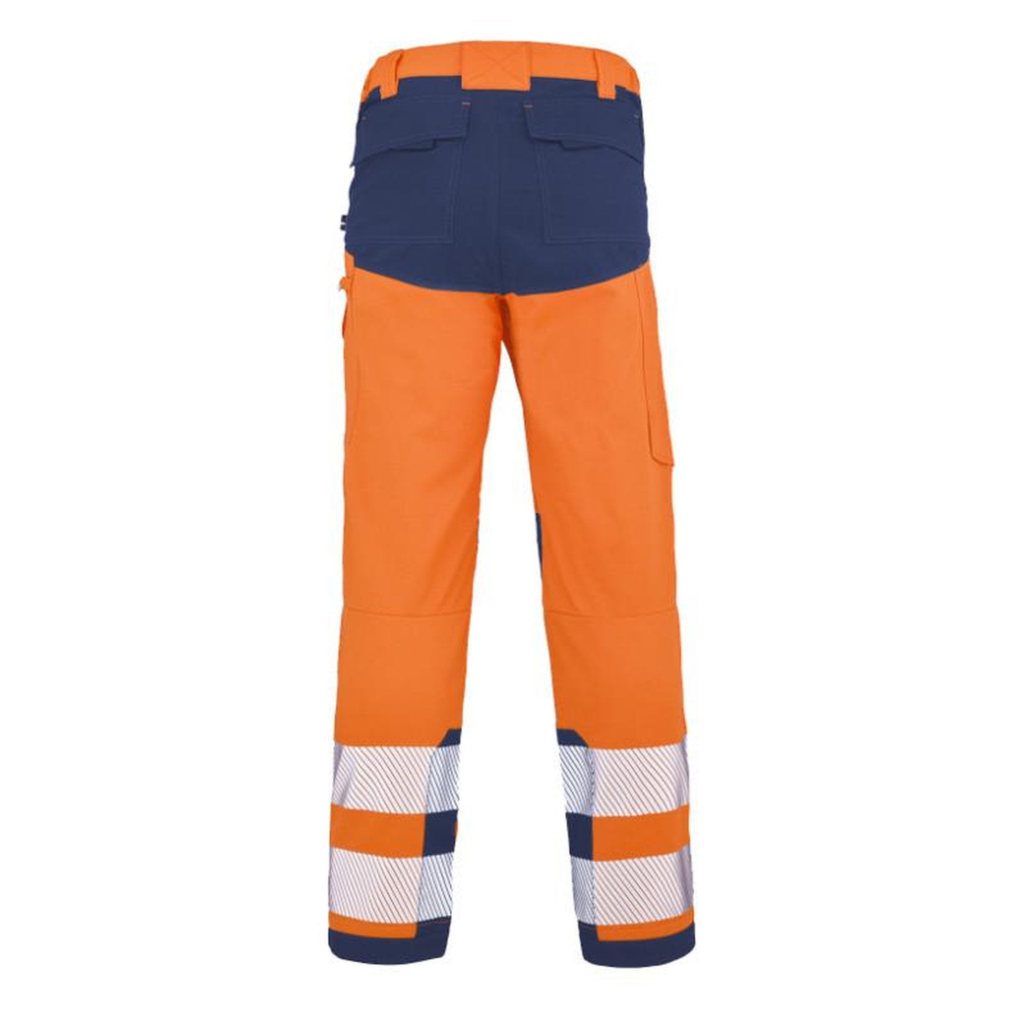 Voir la diapositive 3 : LAFONT Pantalon homme SPANNER HV orange bleu marine T4 XL LAFONT 1ATHHV 6 404 4 XL