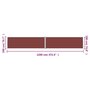 Voir la diapositive 6 : VIDAXL Auvent lateral retractable Marron 200x1200 cm