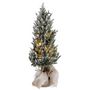 Voir la diapositive 1 : Paris Prix Sapin de Noël à LED  Pot Jute  58cm Vert