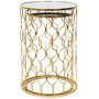 Voir la diapositive 2 : Paris Prix Lot de 2 Tables d'Appoint Gigognes  Dubai  55cm Or