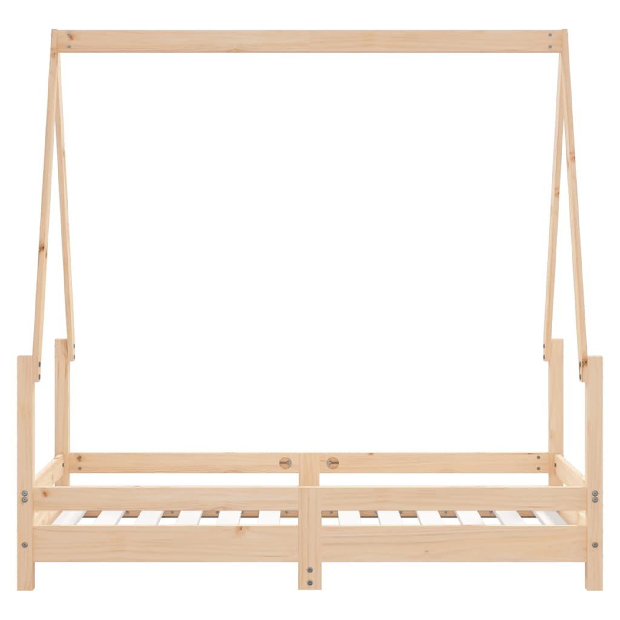Voir la diapositive 5 : VIDAXL Cadre de lit pour enfant 70x140 cm bois de pin massif