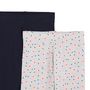 Voir la diapositive 3 : INEXTENSO Lot de 2 leggings fille