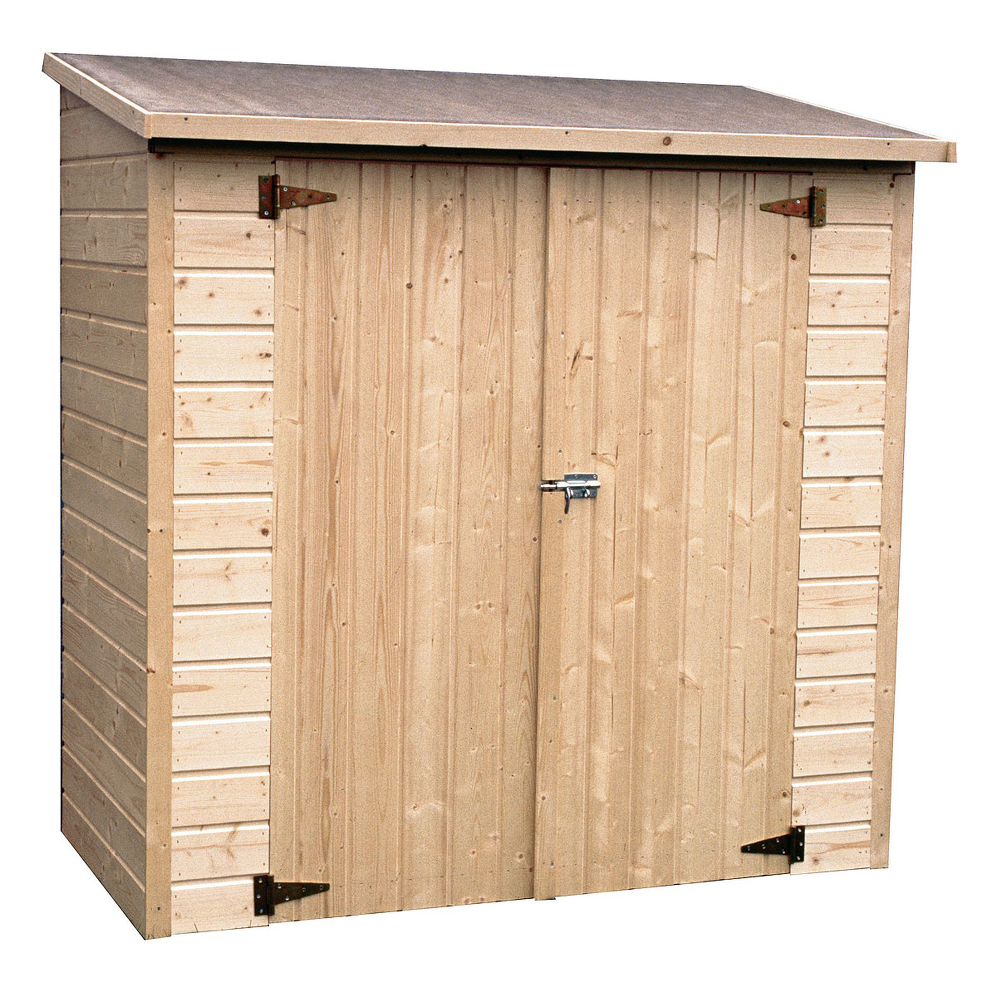 Voir la diapositive 2 : DECOR ET JARDIN Remise adossée bois 1.38m²