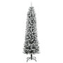 Voir la diapositive 3 : VIDAXL Sapin de Noël artificiel 300 LED et neige floquee 180 cm