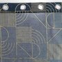 Voir la diapositive 3 : Paris Prix Rideau Voilage à Œillets  Lineor  140x280cm Marine