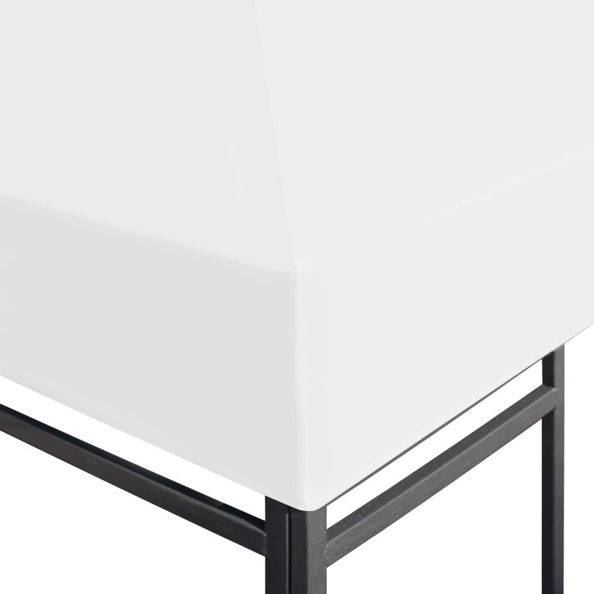 Voir la diapositive 5 : VIDAXL Toile de toit de belvedere 270 g/m^2 4x3 m Blanc