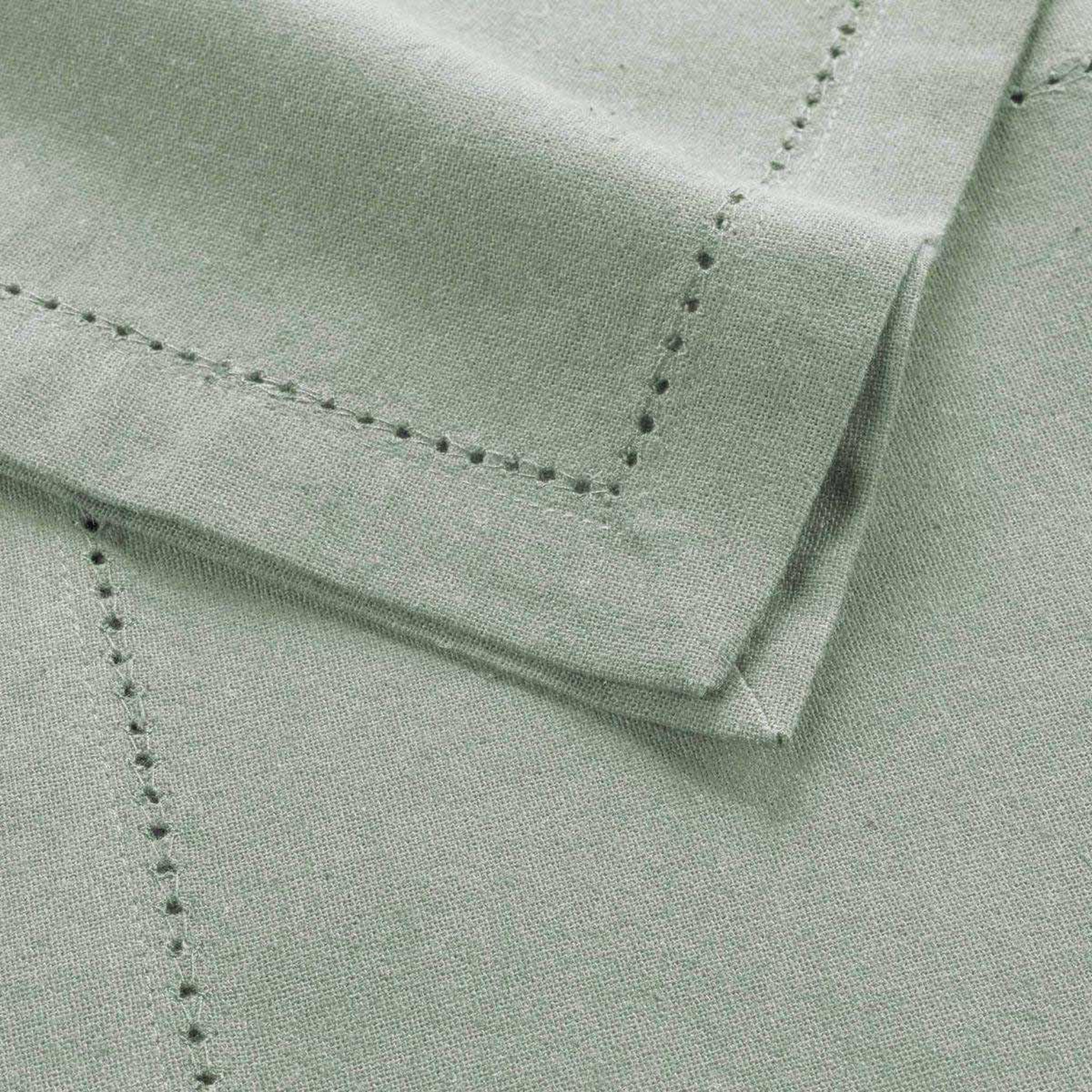 Voir la diapositive 2 : Douceur d'Intérieur Lot de 3 serviettes de table  charline  40x40cm vert cèdre