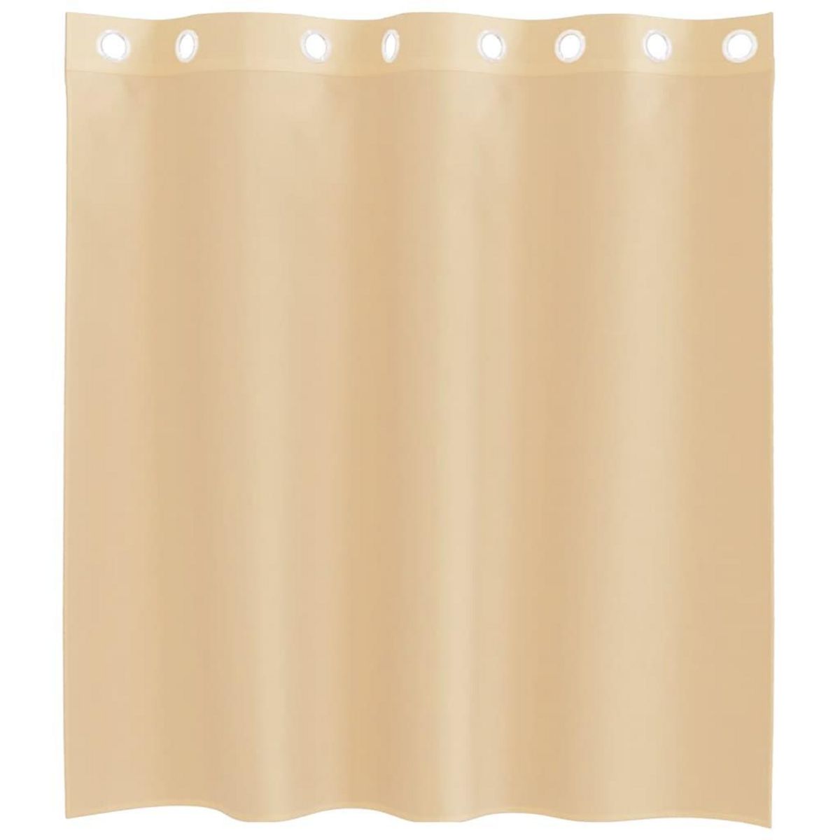 VIDAXL Rideaux en voile avec œillets 2 pcs sable