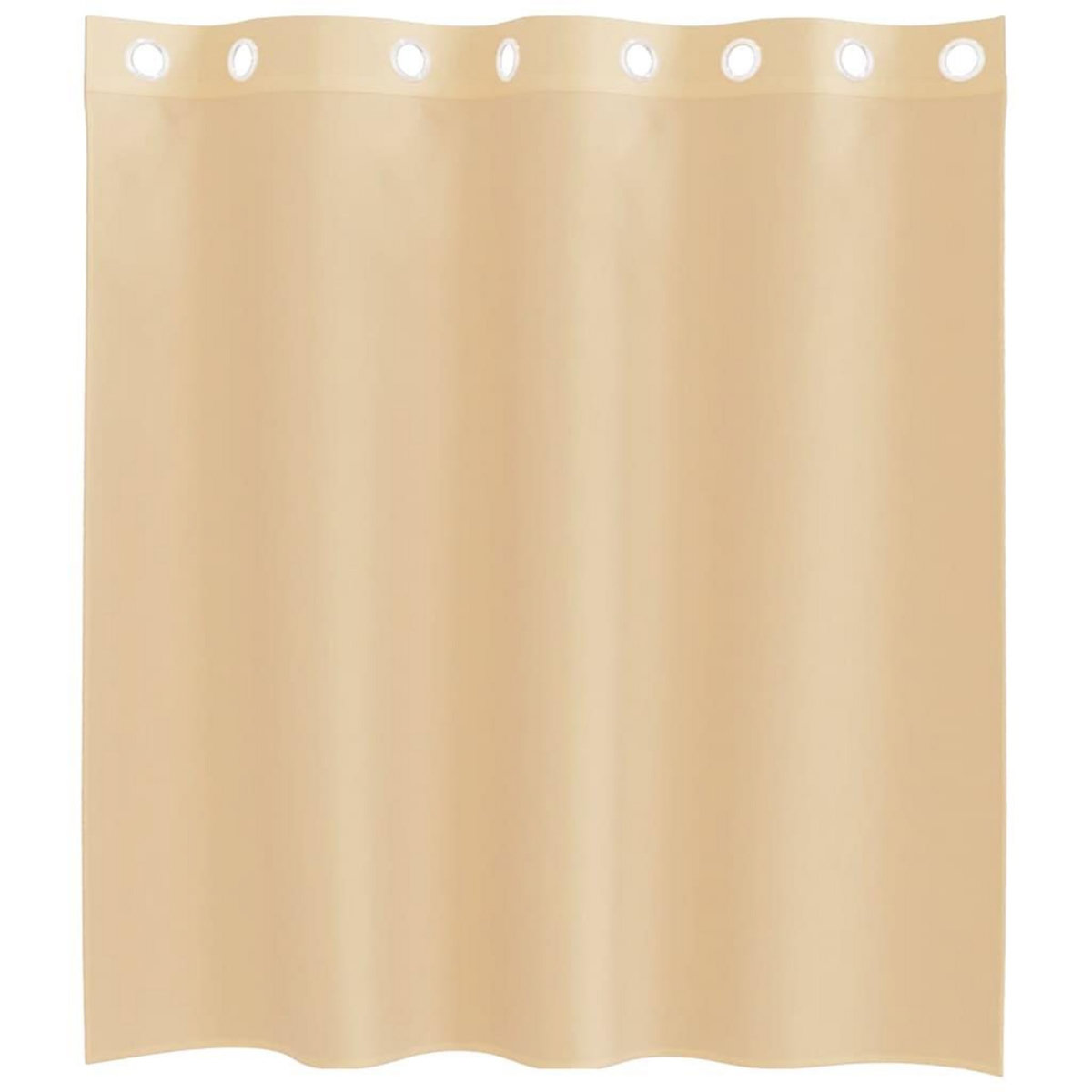 VIDAXL Rideaux en voile avec œillets 2 pcs sable