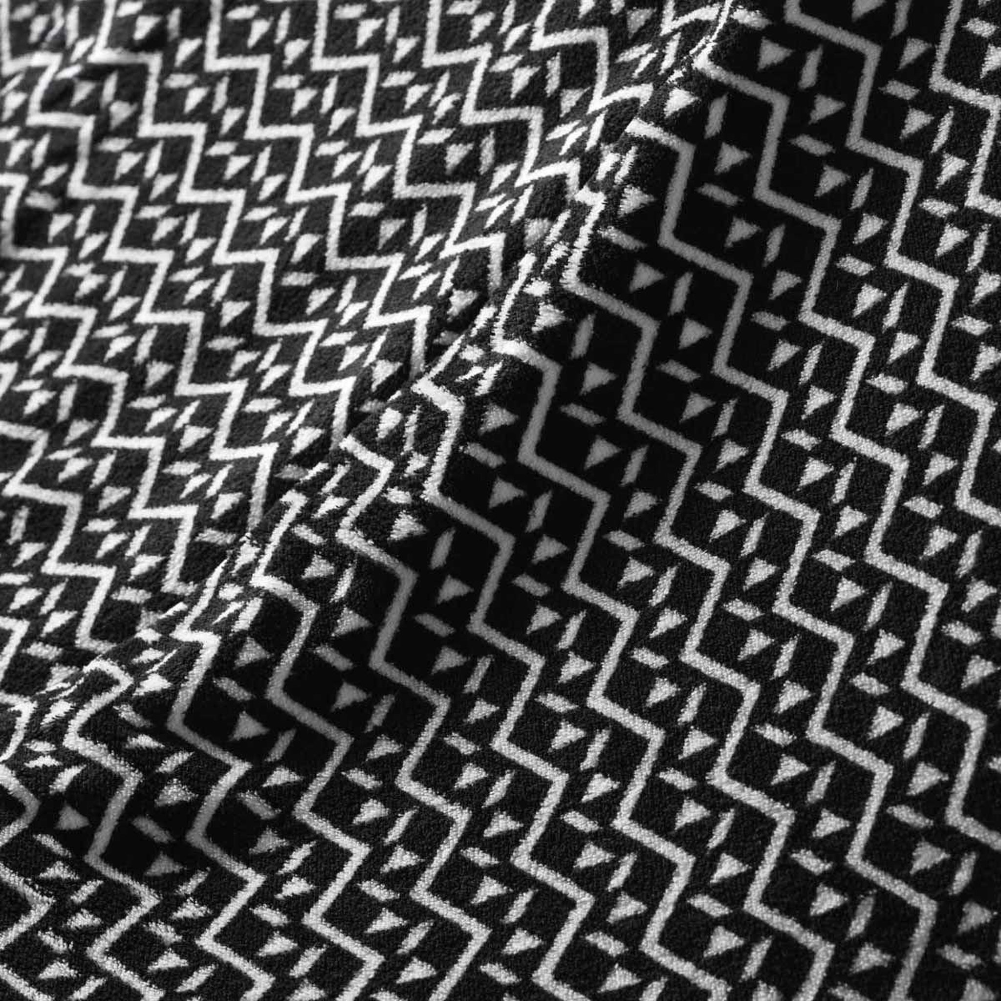 Voir la diapositive 2 : Douceur d'Intérieur Plaid imprimé  tigy  125x150cm noir