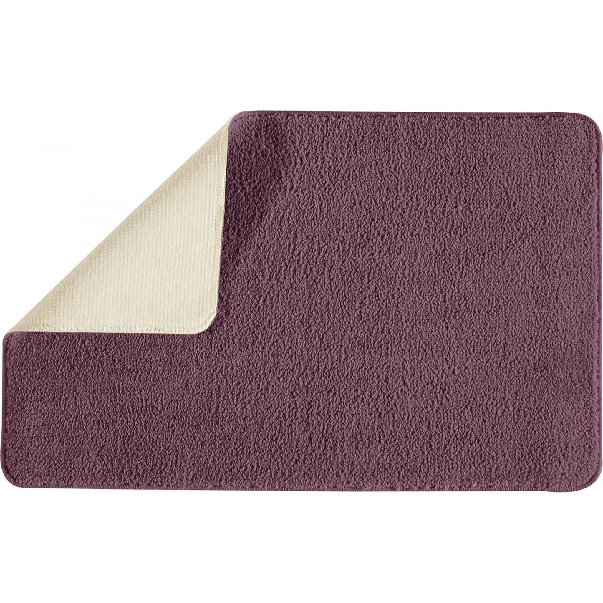 Voir la diapositive 1 : GUY LEVASSEUR Tapis de bain uni 50x80 en polyester 50x80cm