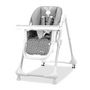 Voir la diapositive 3 : Asalvo Chaise haute avec roues Baby Rabbit Gris