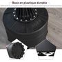 Voir la diapositive 6 : HOMCOM Sac de frappe boxe autoportant punching ball brunier 3 en 1 revêtement synthétique dim. 88L x 48l x 155-205H cm rouge noir