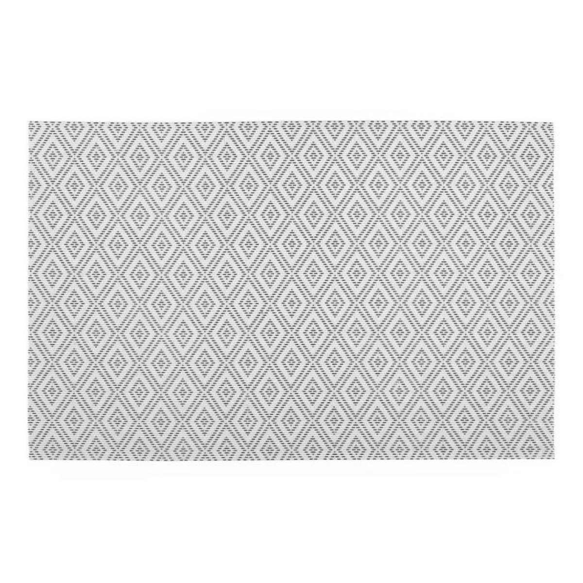 SECRET DE GOURMET Set de Table  Géométrique  45x30cm Blanc