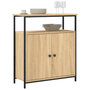 Voir la diapositive 3 : VIDAXL Buffet chene sonoma 70x30x80 cm bois d'ingenierie