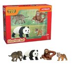 Schleich Set de démarrage d'animaux d'Asie Schleich coloré