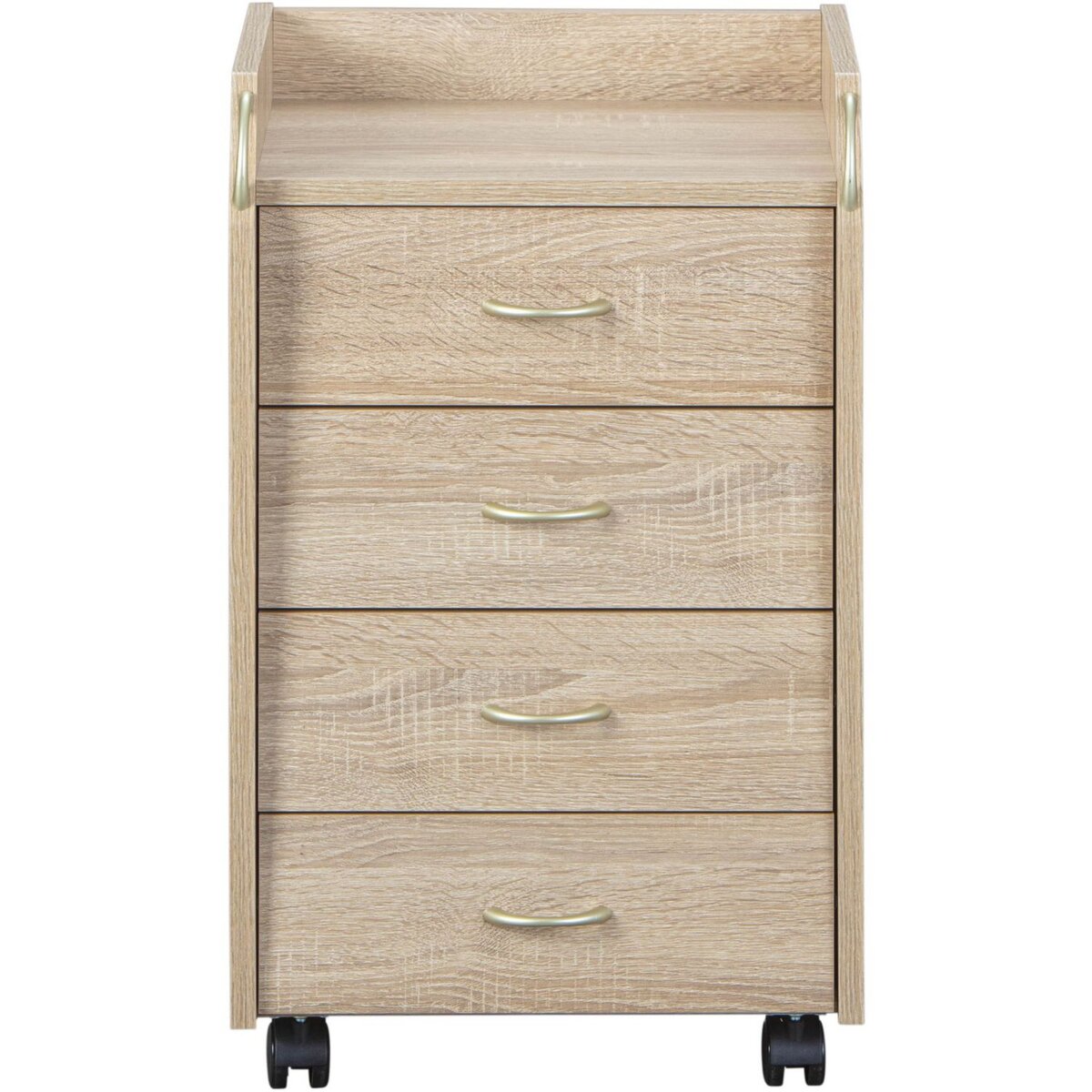 Caisson rangement pour bureau 4 tiroirs L40cm JOVI