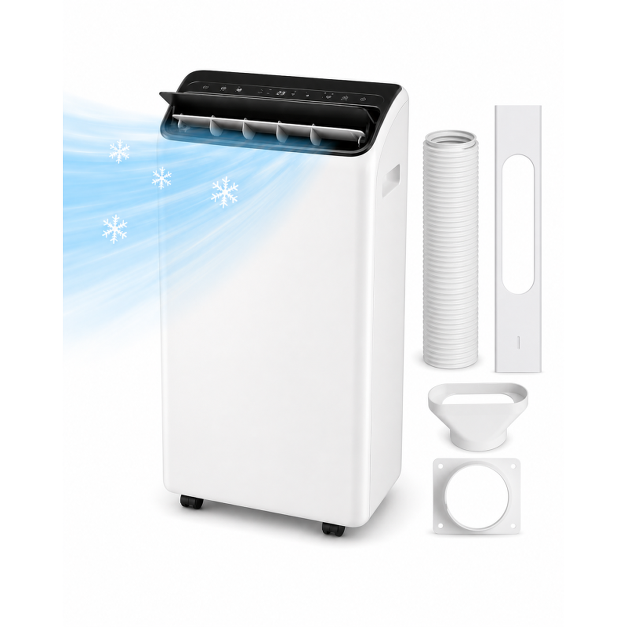 Voir la diapositive 3 : Climatiseur mobile 12 000 btu - faible consommation