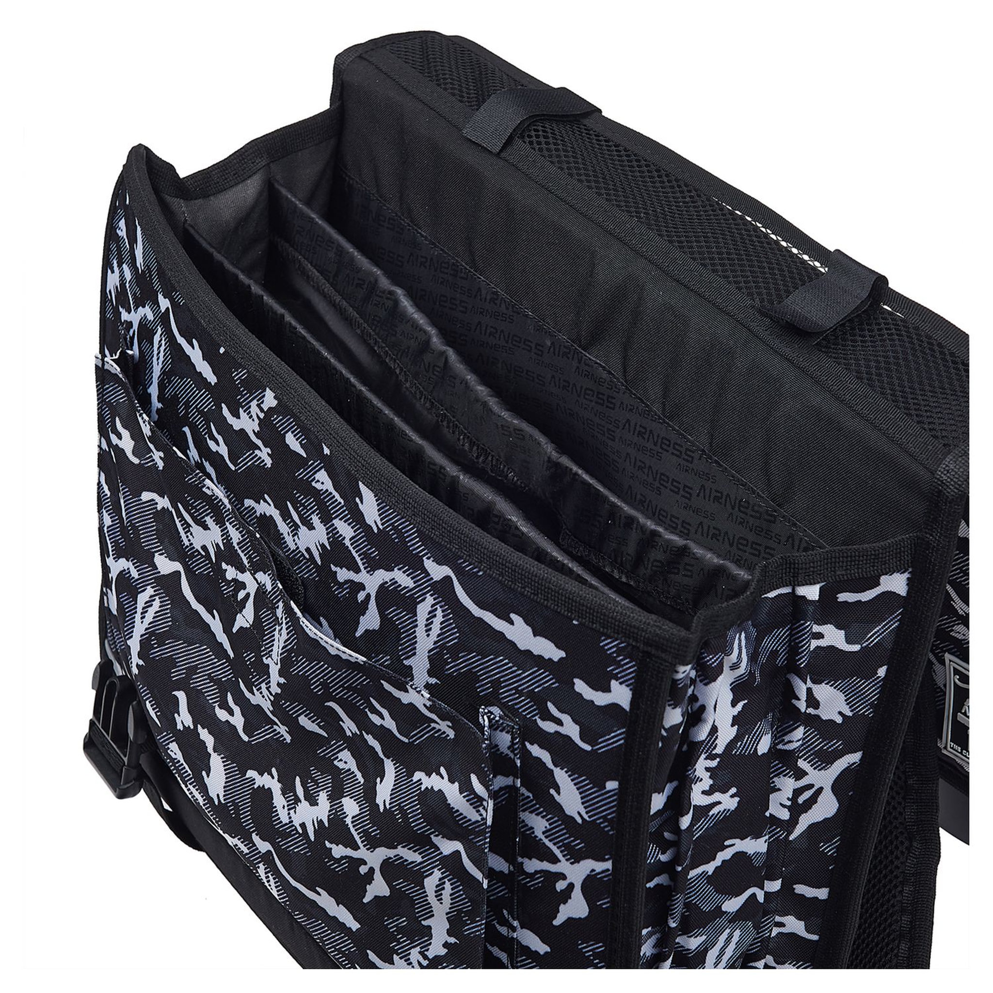 Voir la diapositive 6 : AIRNESS Cartable 41 cm noir et blanc AIRNESS LIBERTY