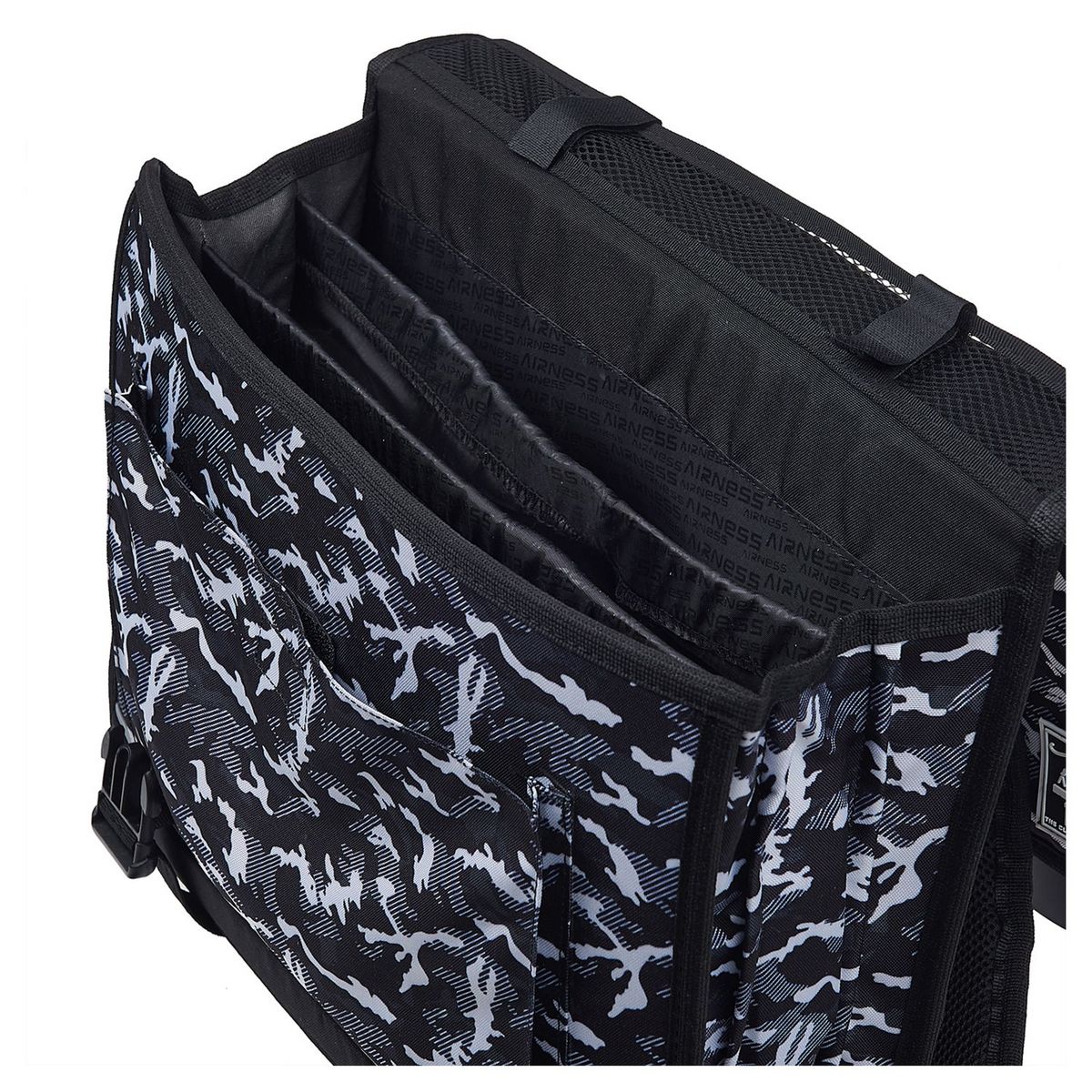 AIRNESS Cartable 41 cm noir et blanc AIRNESS LIBERTY