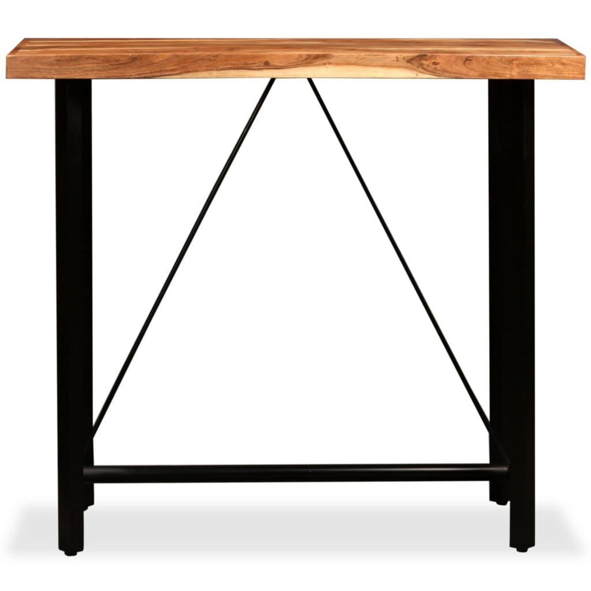 VIDAXL Table de bar Bois massif d'acacia 120x60x107 cm