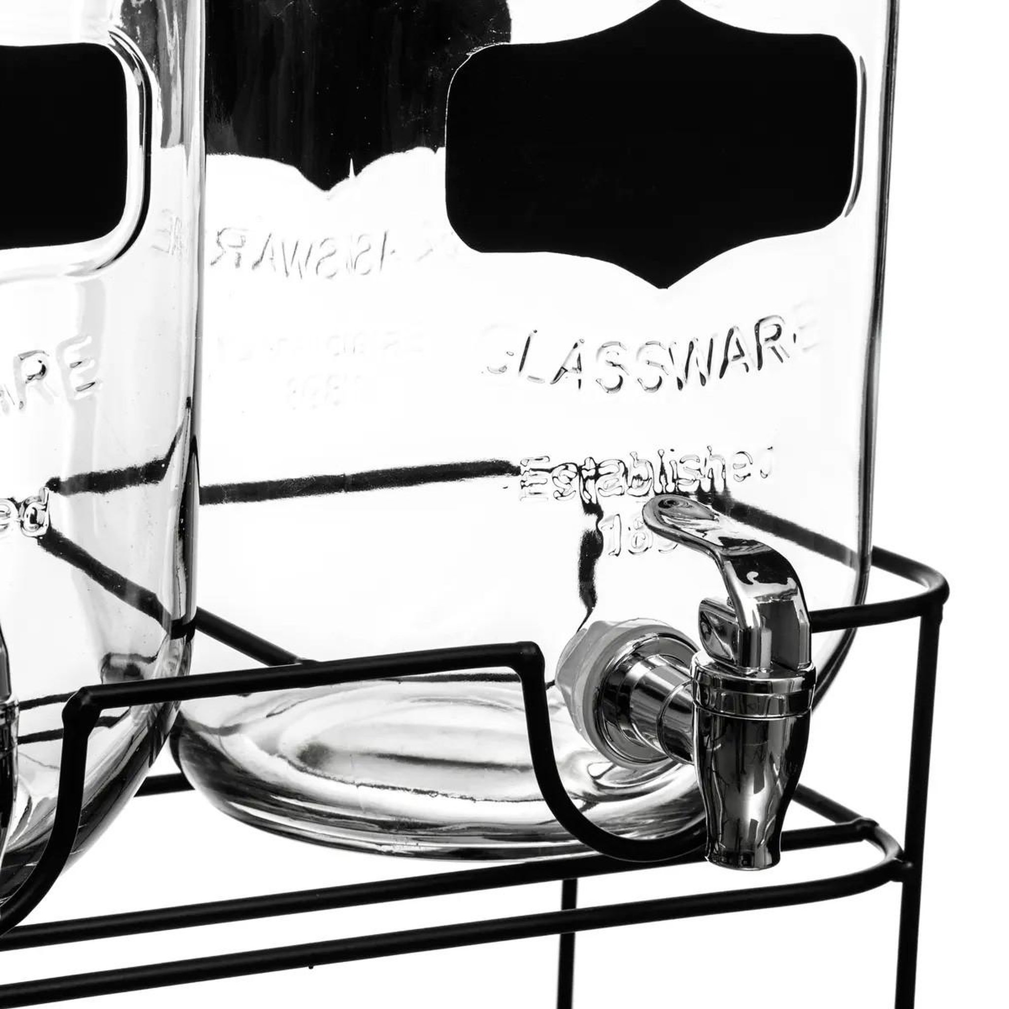 Voir la diapositive 2 : SECRET DE GOURMET Double distributeur de boisson  fresh  8l transparent
