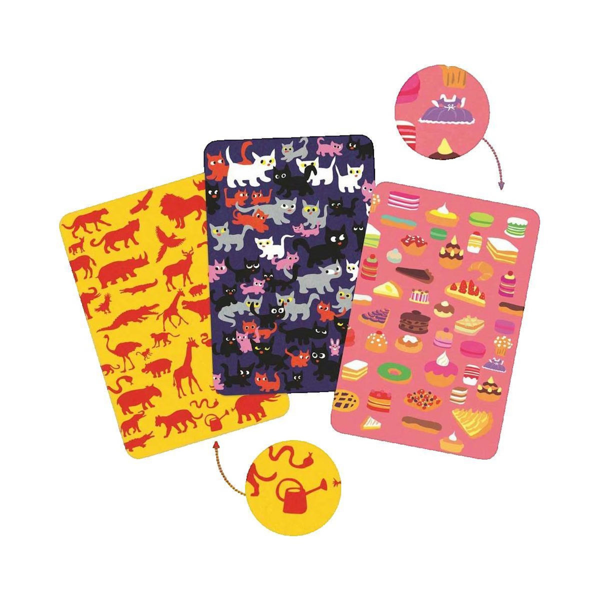 Djeco Jeu de cartes Djeco Mysterix bleu