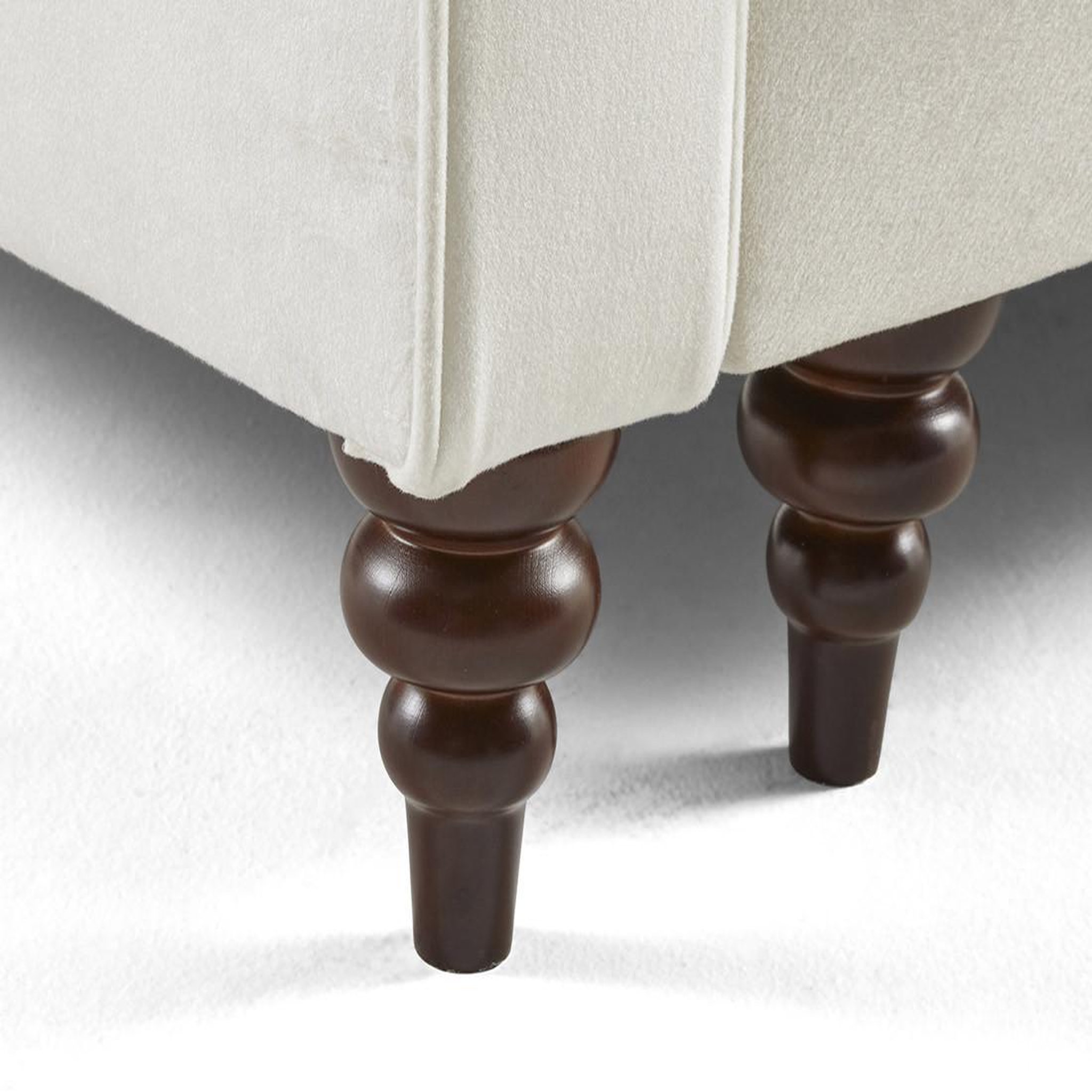 Voir la diapositive 5 : BEST MOBILIER Flamingo - canapé d'angle gauche 4 places convertible en velours
