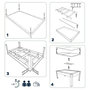 Voir la diapositive 6 : SOKKER Billard Américain convertible table 8 places KITBILL 7FT - 226 x 126,5 x 80 cm Plateau dînatoire et accessoires inclus - Beige