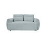 Voir la diapositive 2 : BEST MOBILIER Mahina - canapé droit 2 places - en tissu bouclette