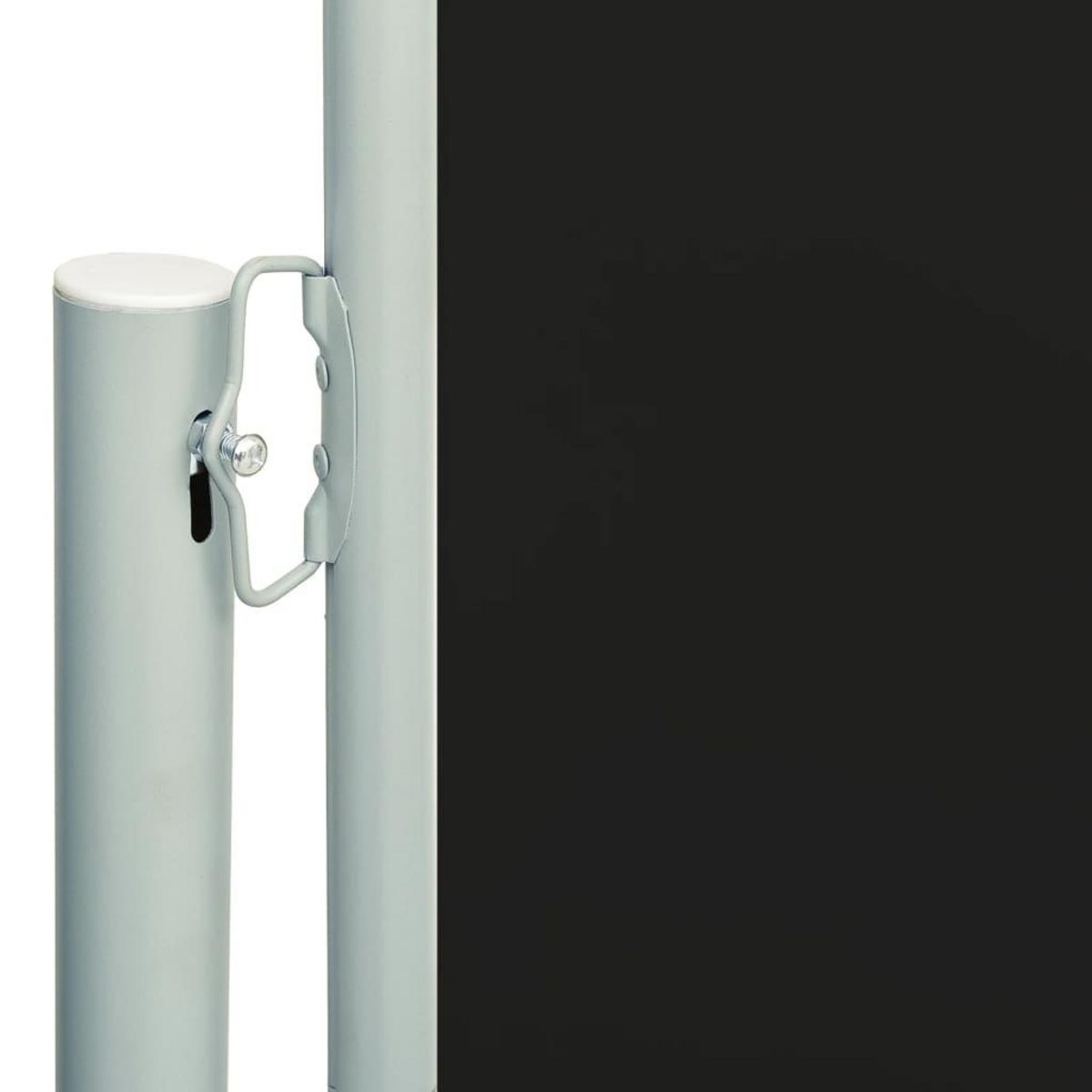 VIDAXL Auvent lateral retractable de patio 200x600 cm Noir