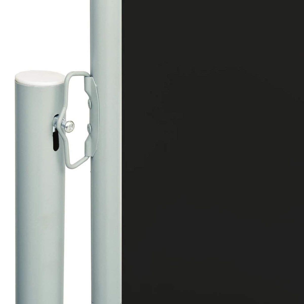 VIDAXL Auvent lateral retractable de patio 200x600 cm Noir