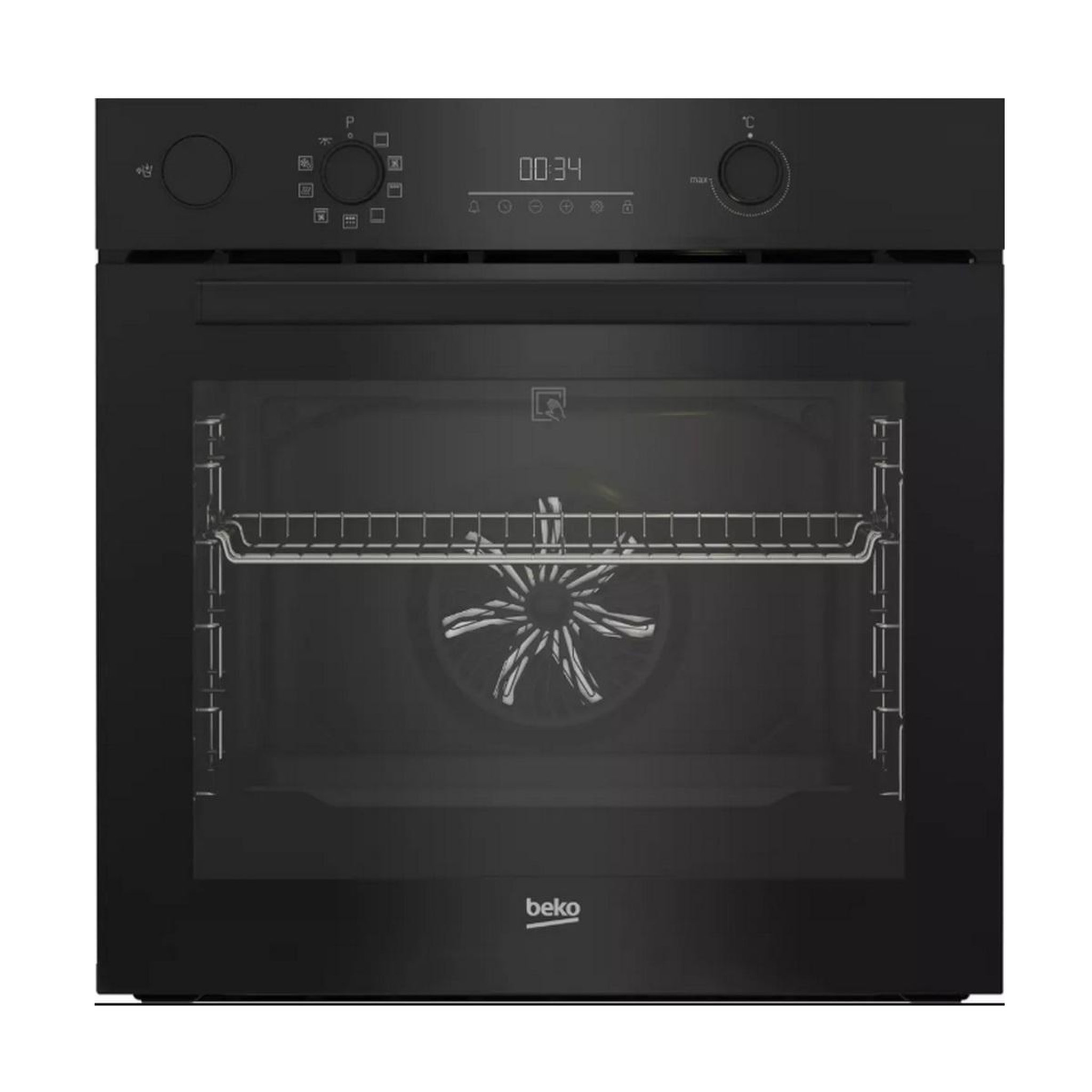 Beko Four intégrable multifonction 72l 60cm pyrolyse noir - bbis17301bmp