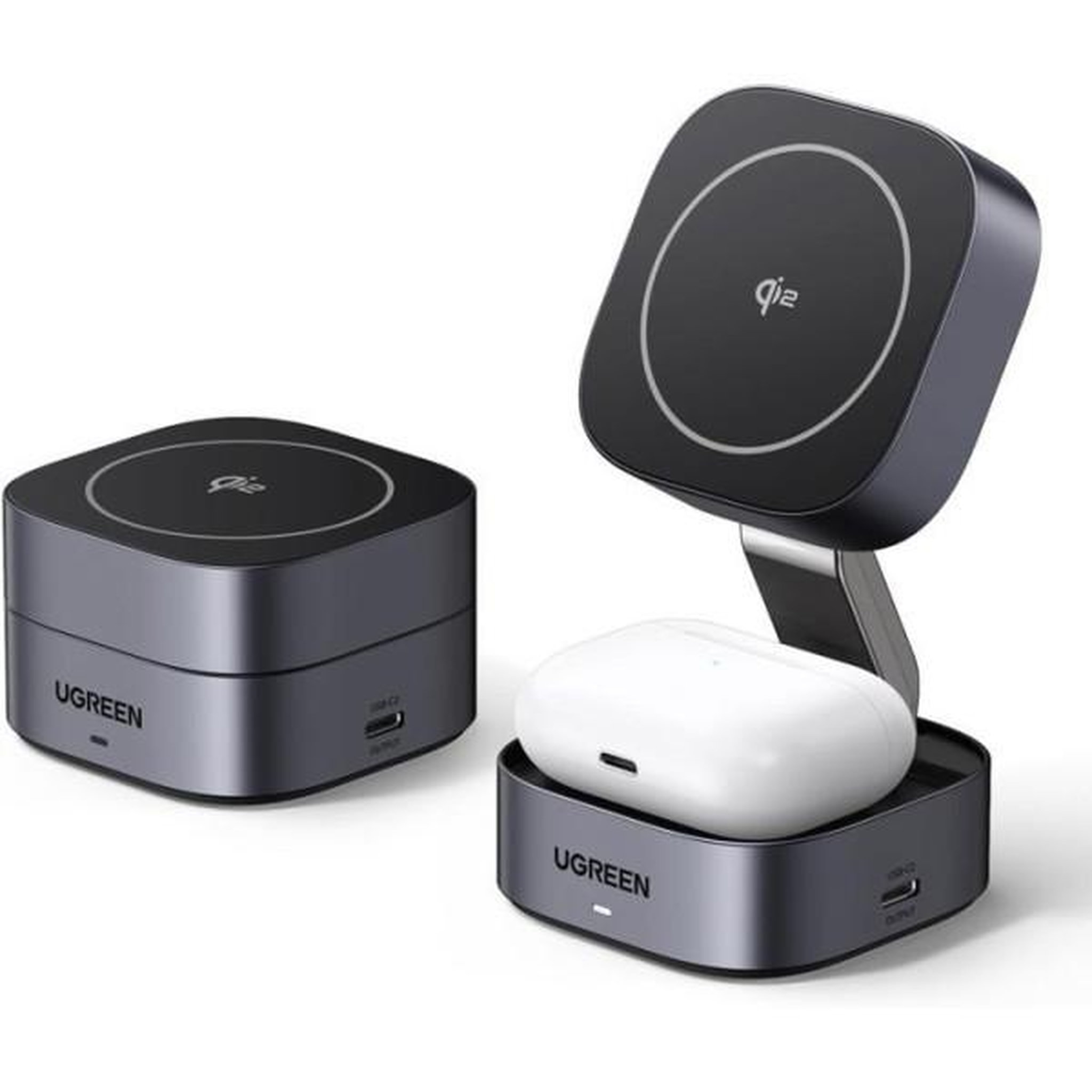 UGREEN Station de charge 2 en 1 - ugreen - compatible magsafe - 15w