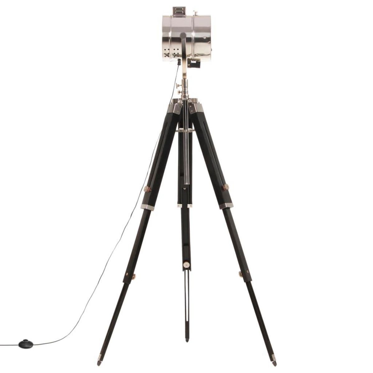 VIDAXL Lampadaire a trepied Bois de manguier massif 165 cm