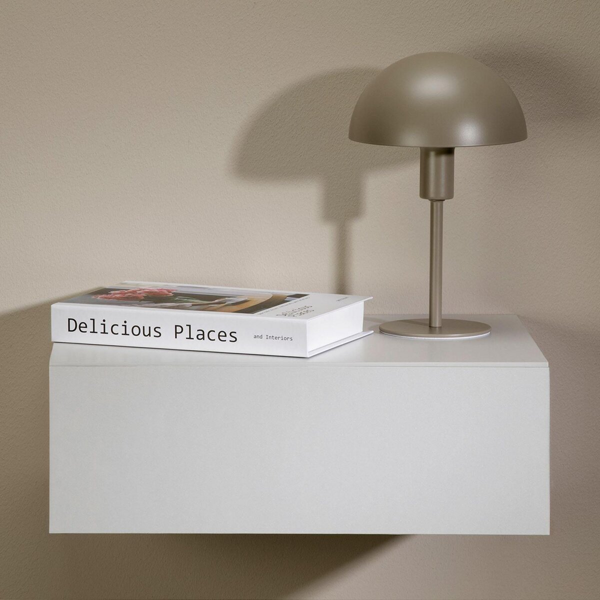 IDIMEX Chevet suspendu OCEANE, en bois