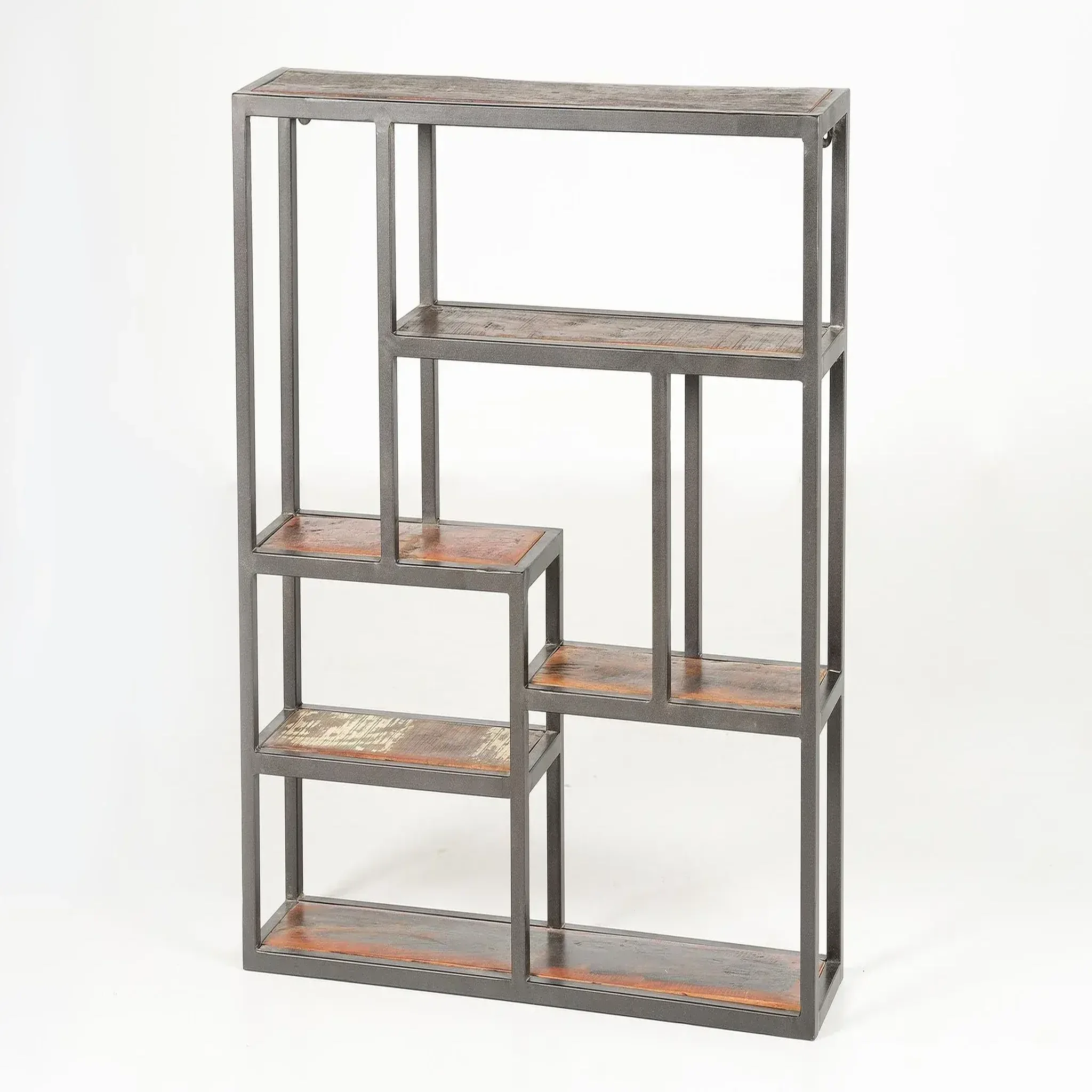 GINER Y COLOMER SL Étagère en bois recyclé 80 cm style industriel