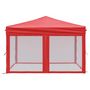 Voir la diapositive 4 : VIDAXL Tente de reception pliable avec parois Rouge 3x3 m