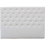 Habitat et Jardin Tête de lit capitonnée  Déco  - 149 cm - Blanc - En PVC