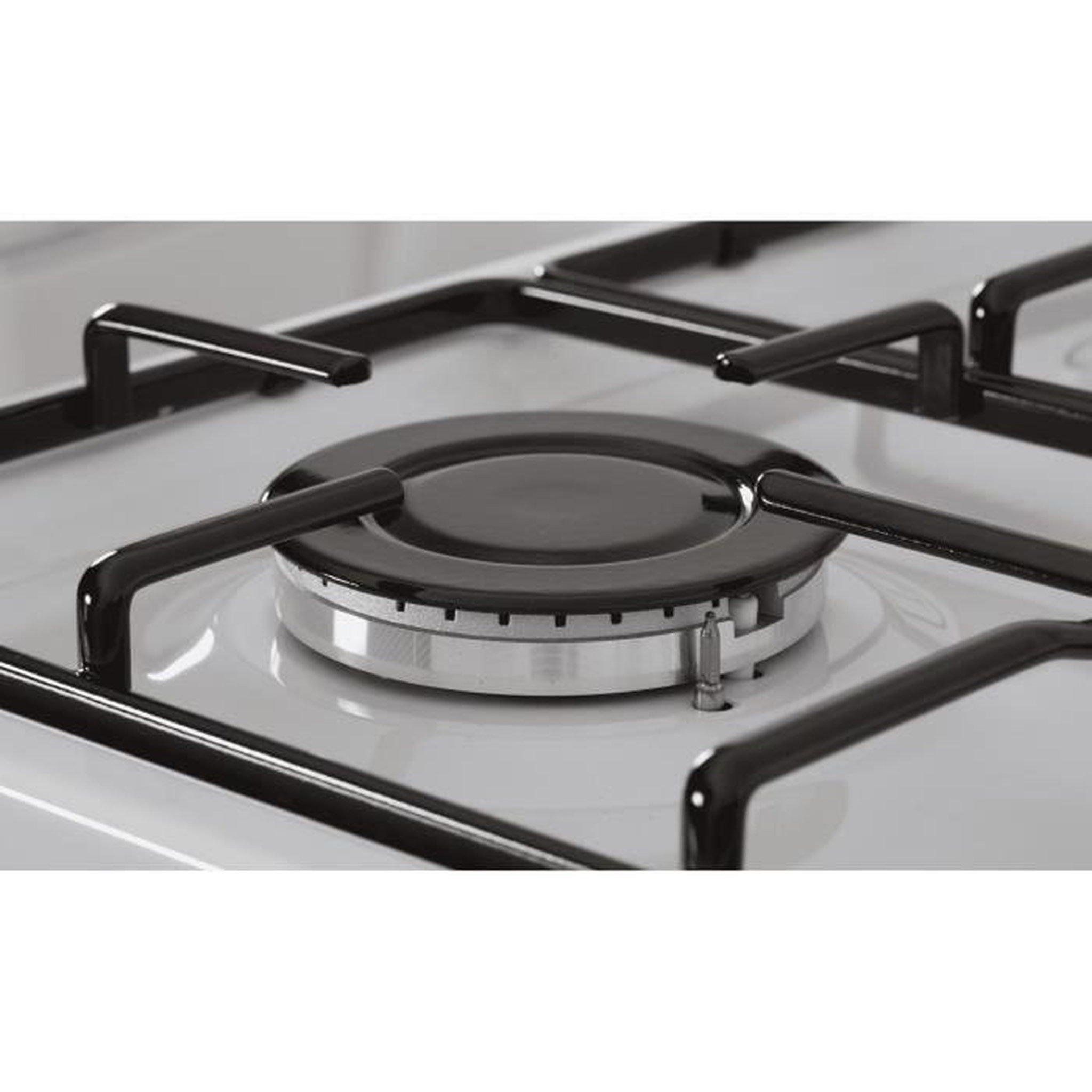 Voir la diapositive 5 : OCEANIC Cuisinière gaz 4 foyers avec four 50cm blanc OCEANIC - OCEACG50GW